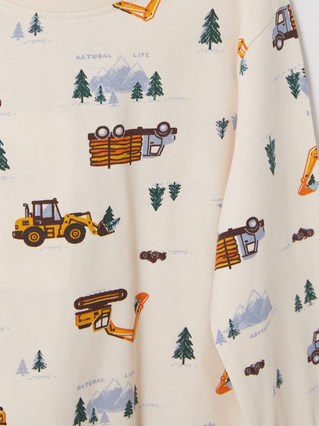 Crew Neck Boys' Pyjamas Set-5