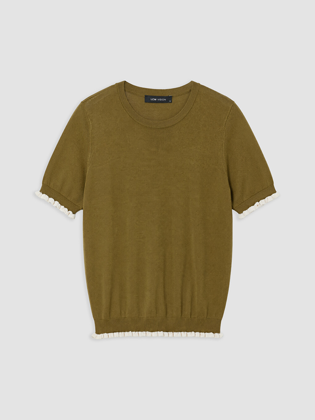 Crew Neck Women's Knitwear Sweater-4