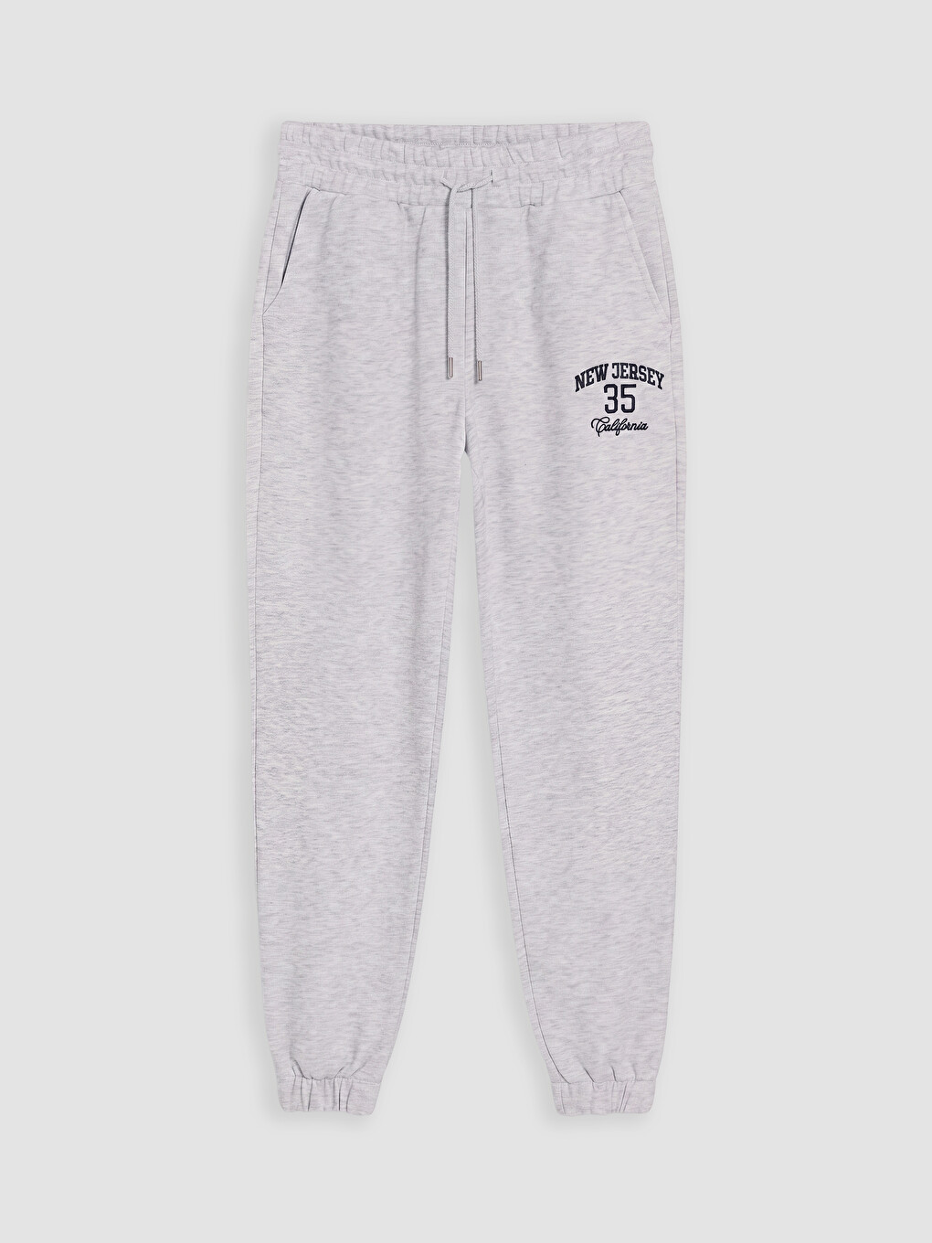 Woman Grey Jogger Sweatpants