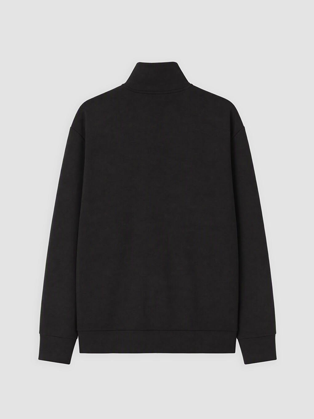 Mock Neck Men's Zip-up Sweatshirt-1