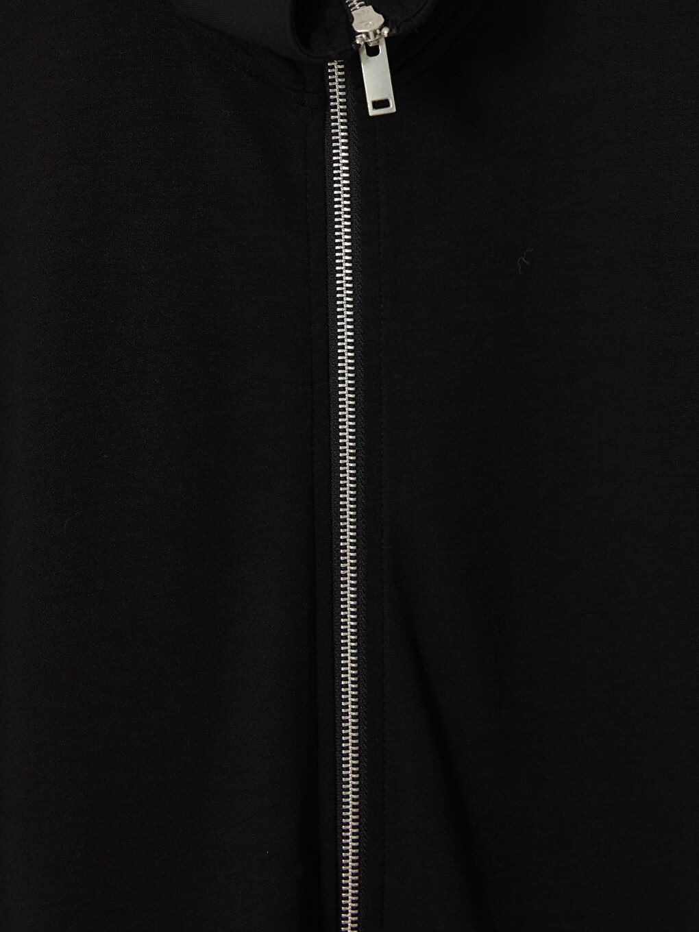 Mock Neck Men's Zip-up Sweatshirt-2