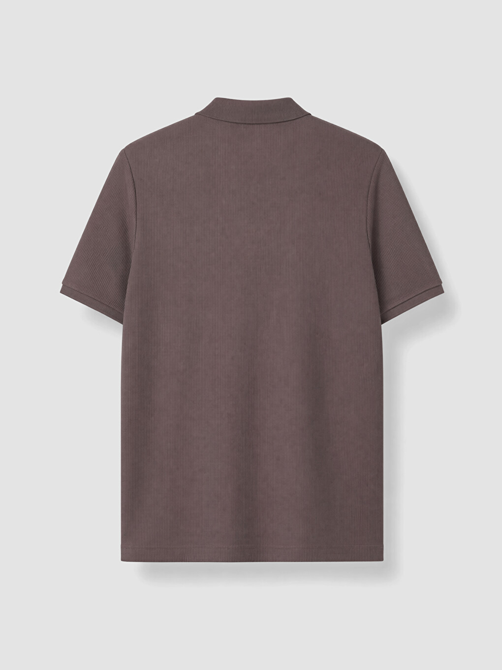 Mürdüm Polo Yaka Erkek Tişört-6