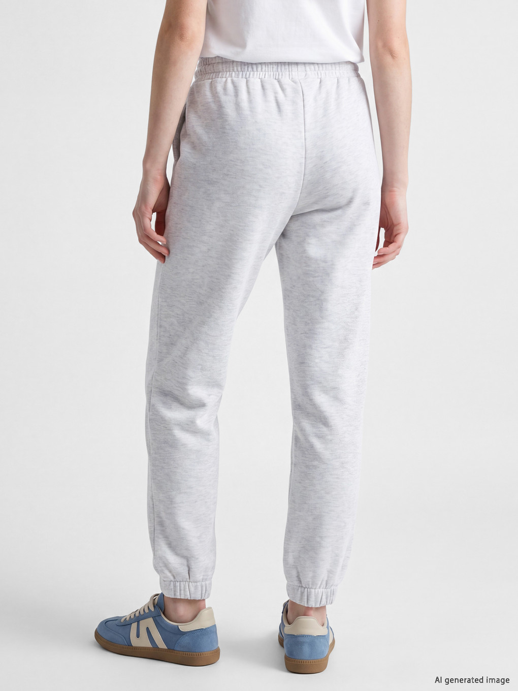 Elastic Waist Women's Jogger Sweatpants-3