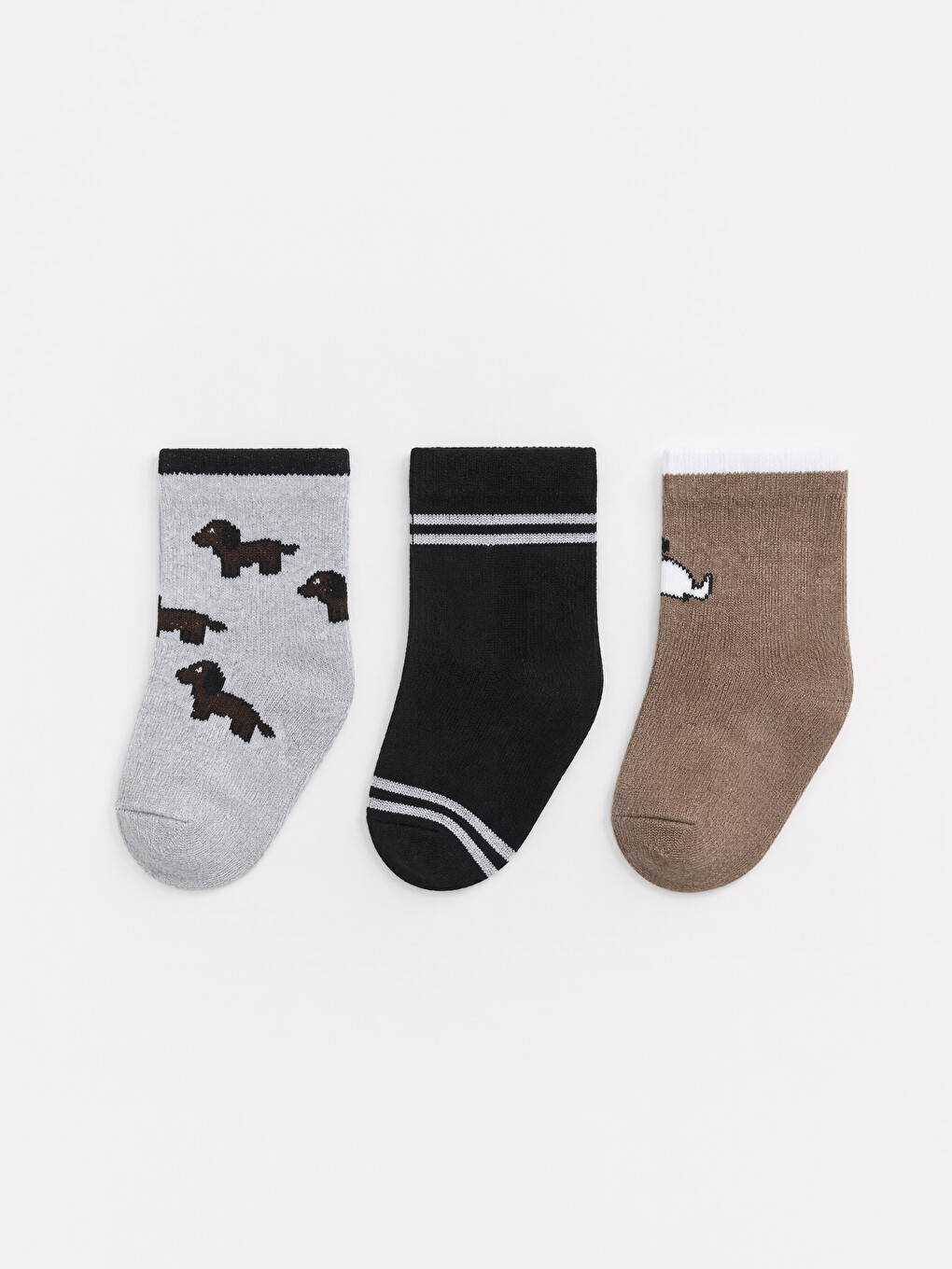 Boy Grey Ankle Socks