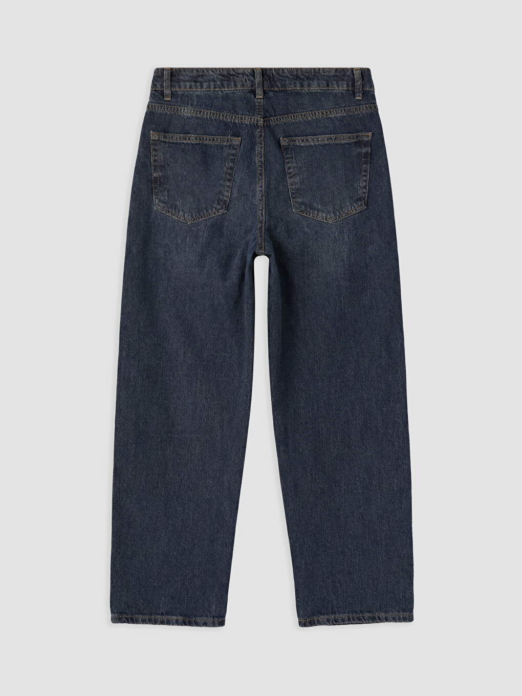 İndigo Boyfriend Fit Kadın Jean Pantolon-1