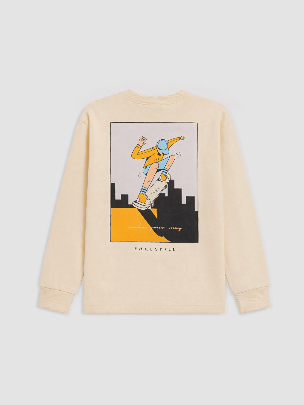 Boy Beige T-Shirt-1