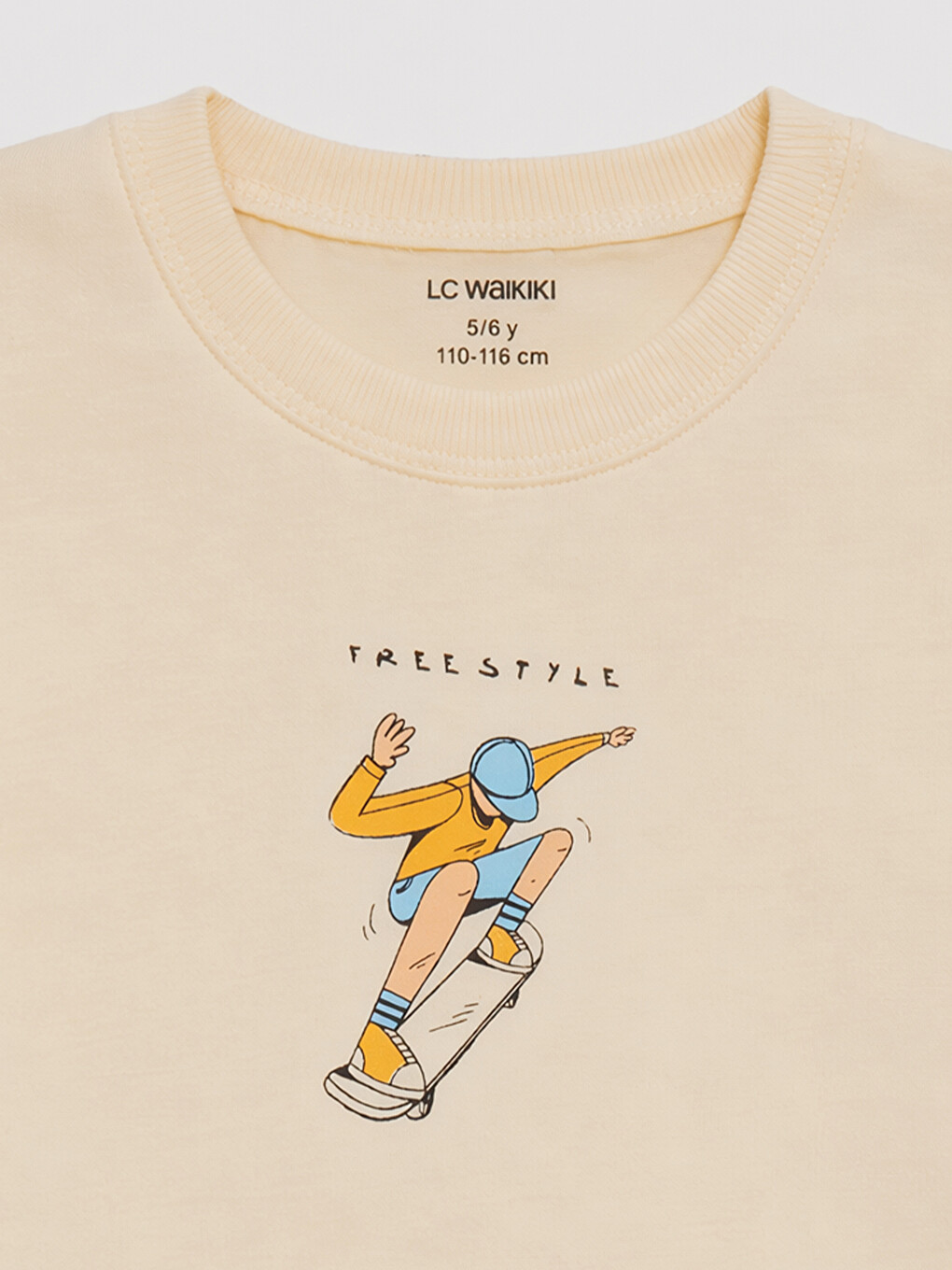 Boy Beige T-Shirt-2