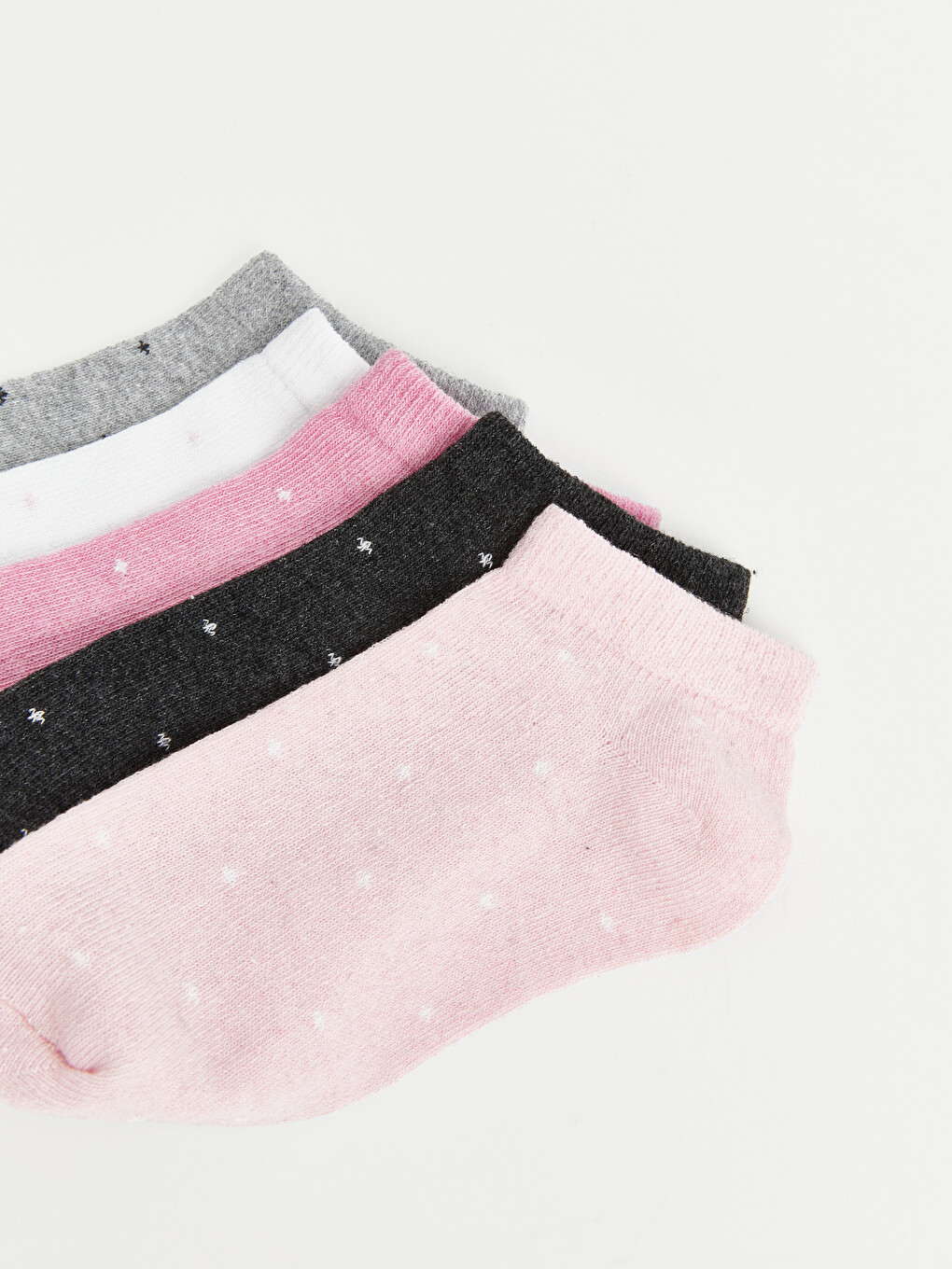 Girl Pink Trainer Socks-1