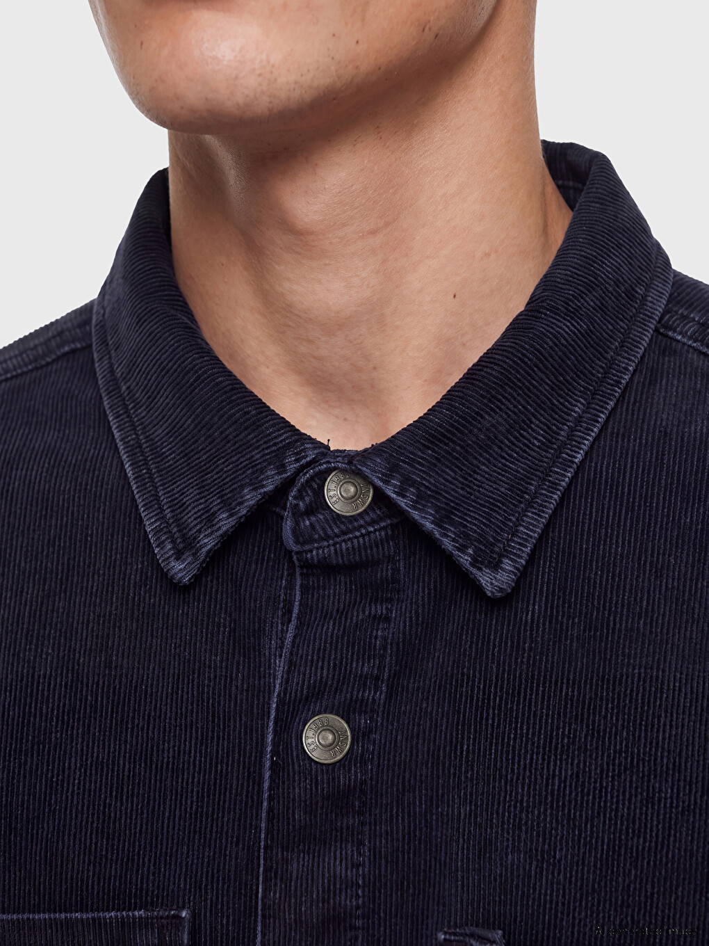 İndigo Regular Fit Erkek Jean Gömlek-2