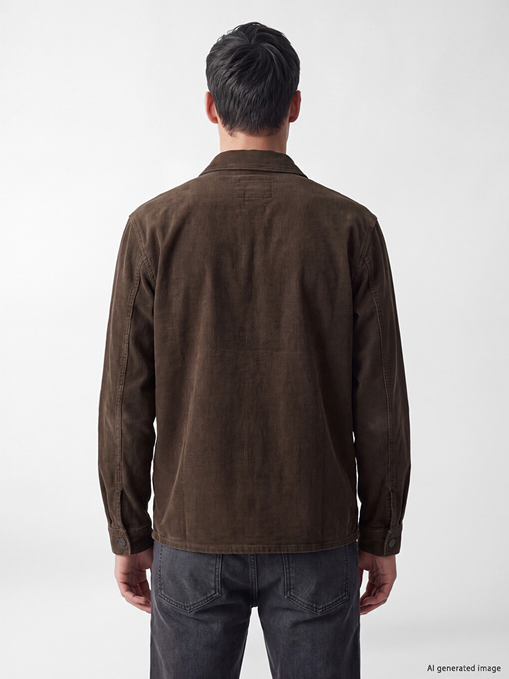 Regular Fit Men's Jean Shirt-3