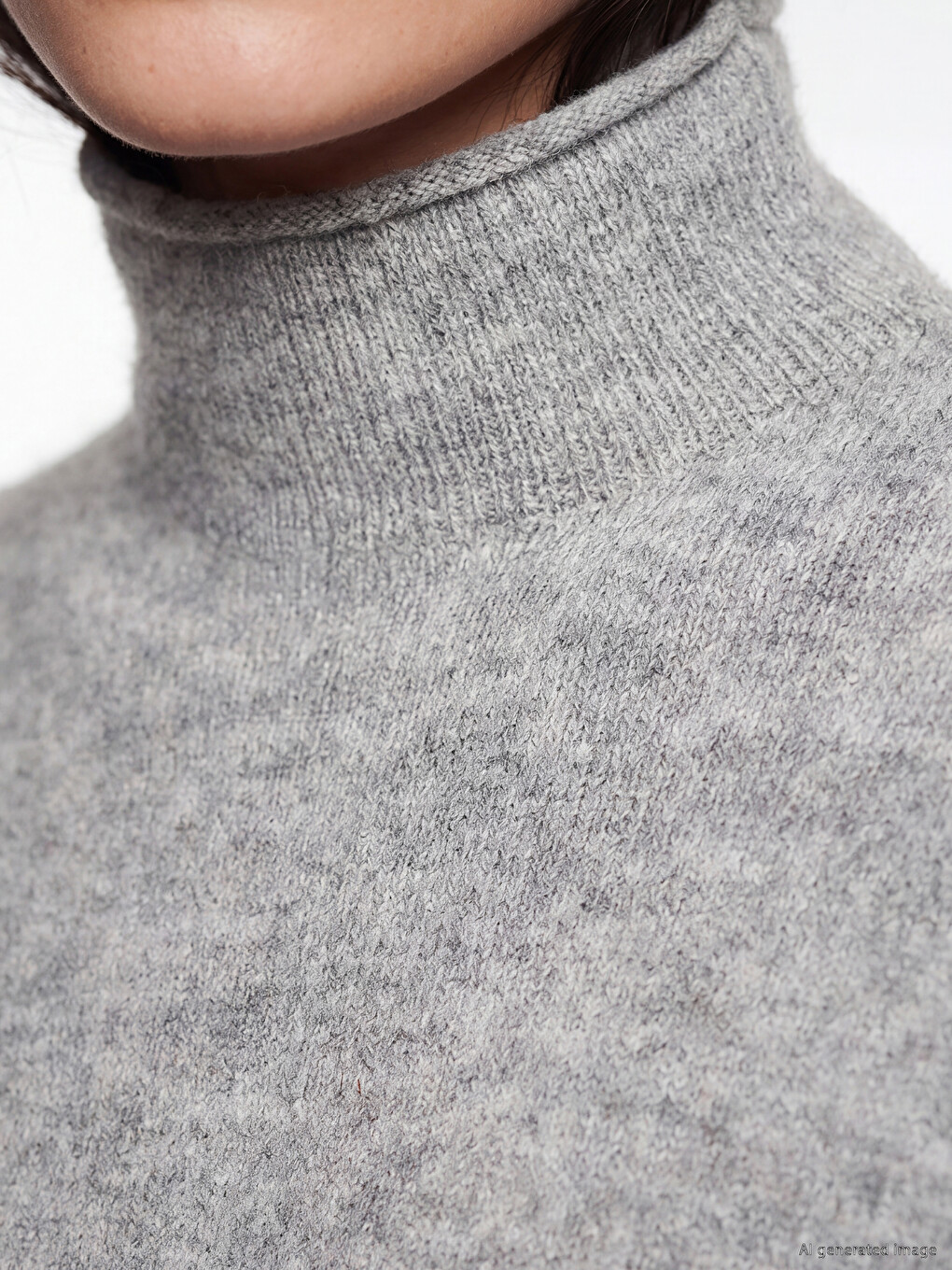 Wool Blended Women's Knitwear Sweater-2