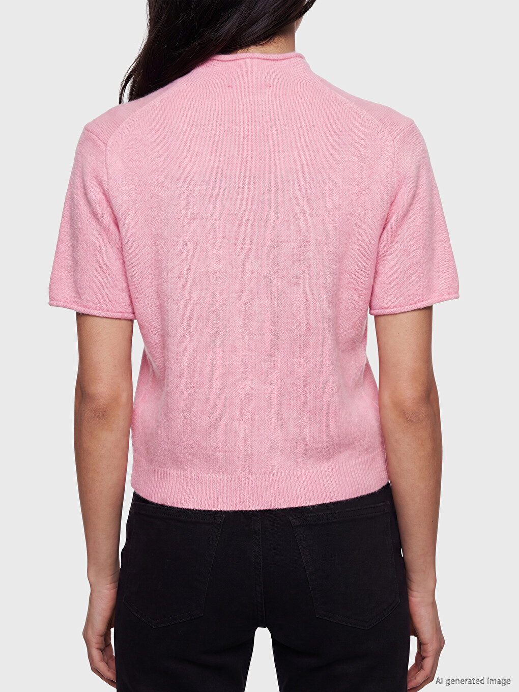 Wool Blended Women's Knitwear Sweater-3