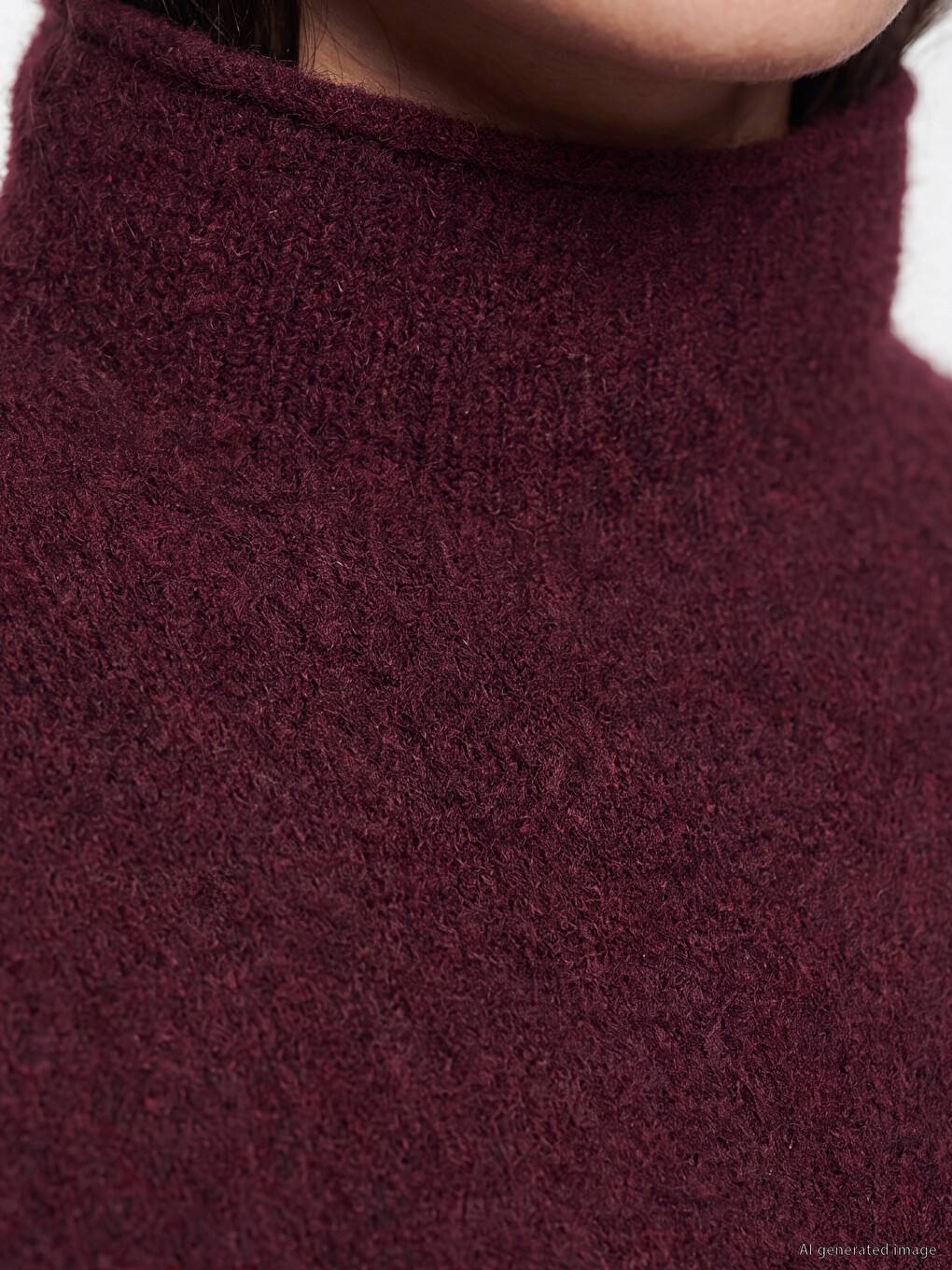 Wool Blended Women's Knitwear Sweater-2