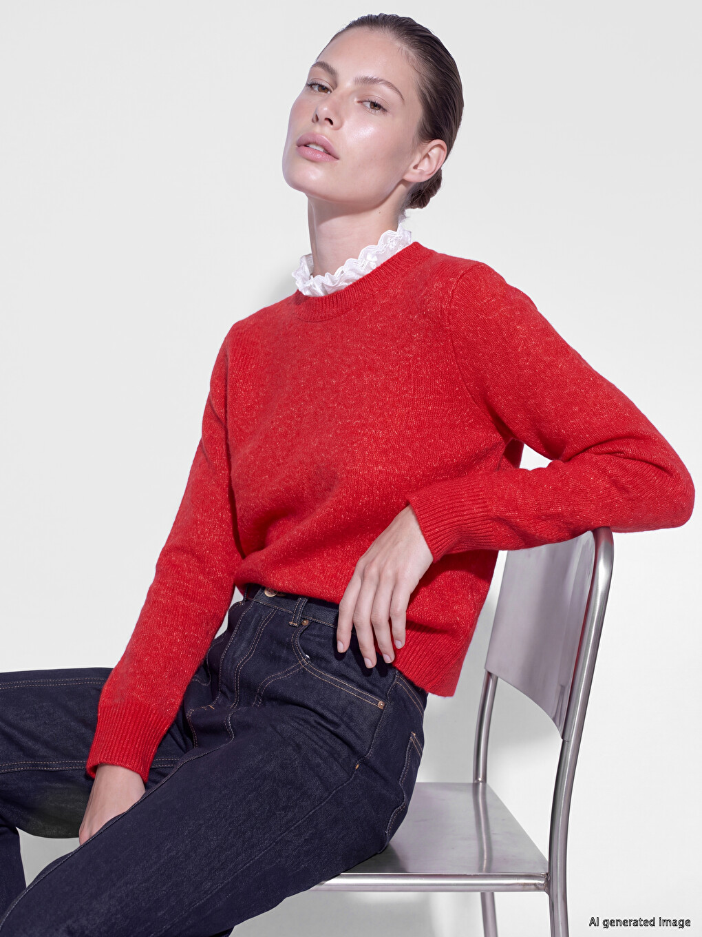 Wool Blended Women's Knitwear Sweater