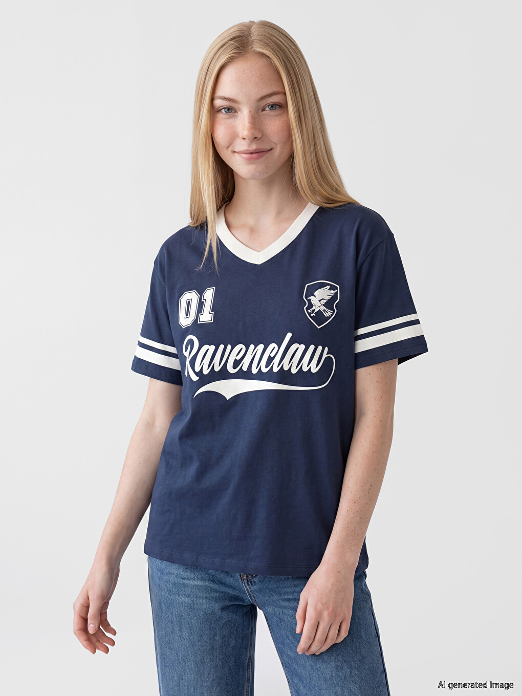 T-shirt E Gjerë E Stampuar Harry Potter Për Gra