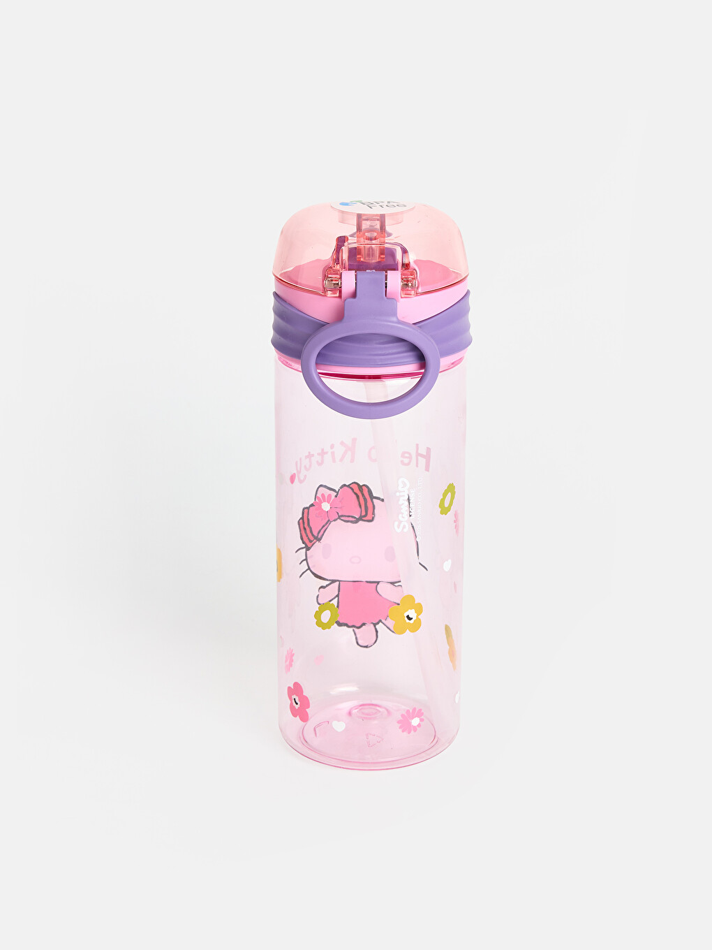 Karışık Hello Kitty Baskılı Pipetli Suluk-1