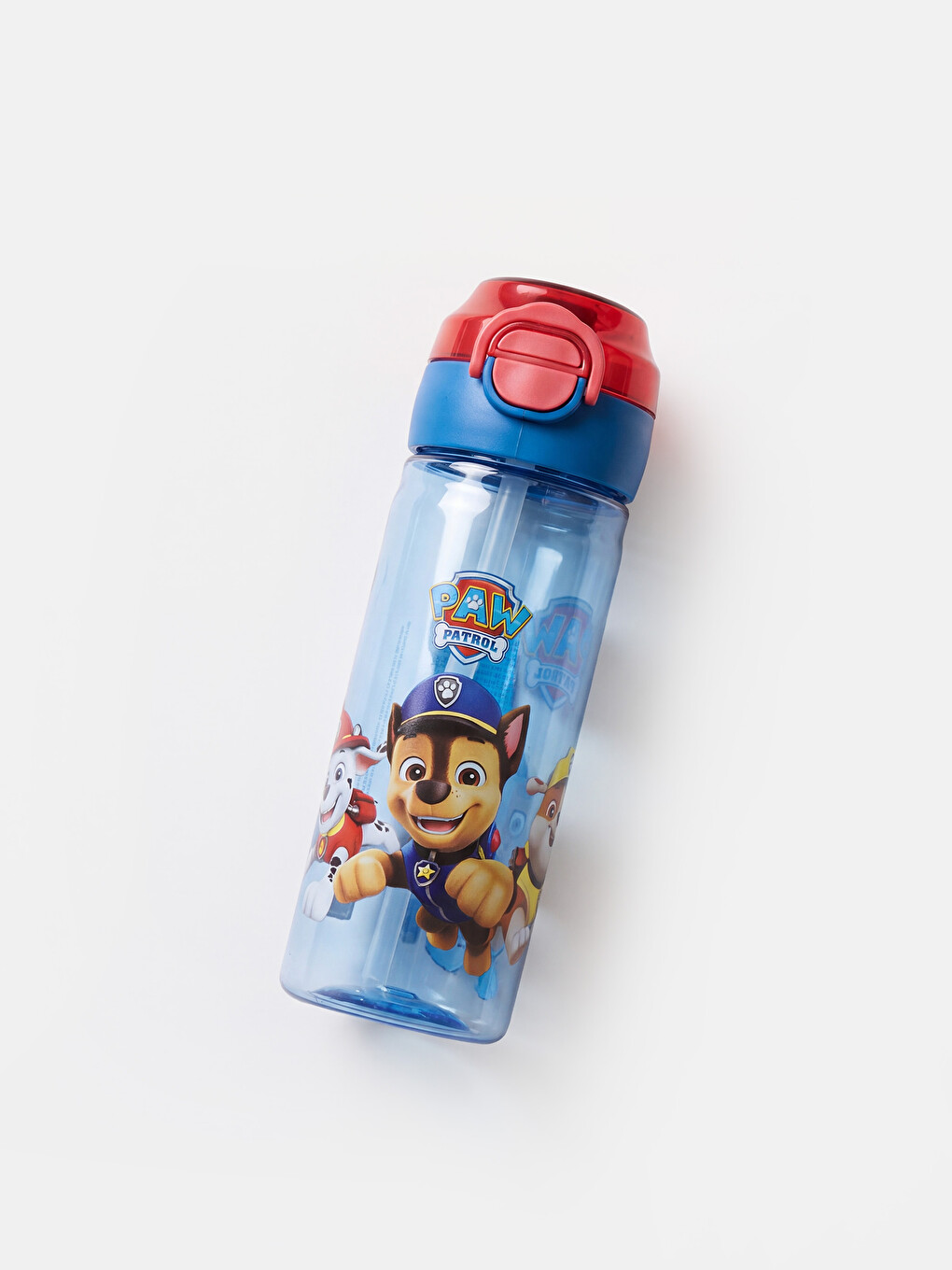 Paw Patrol Printed Boys' Straw Water Bottle 500 Ml-1