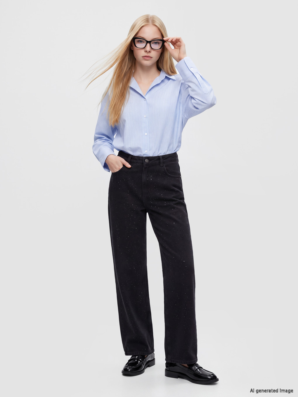 Blugi Wideleg Pentru Femei