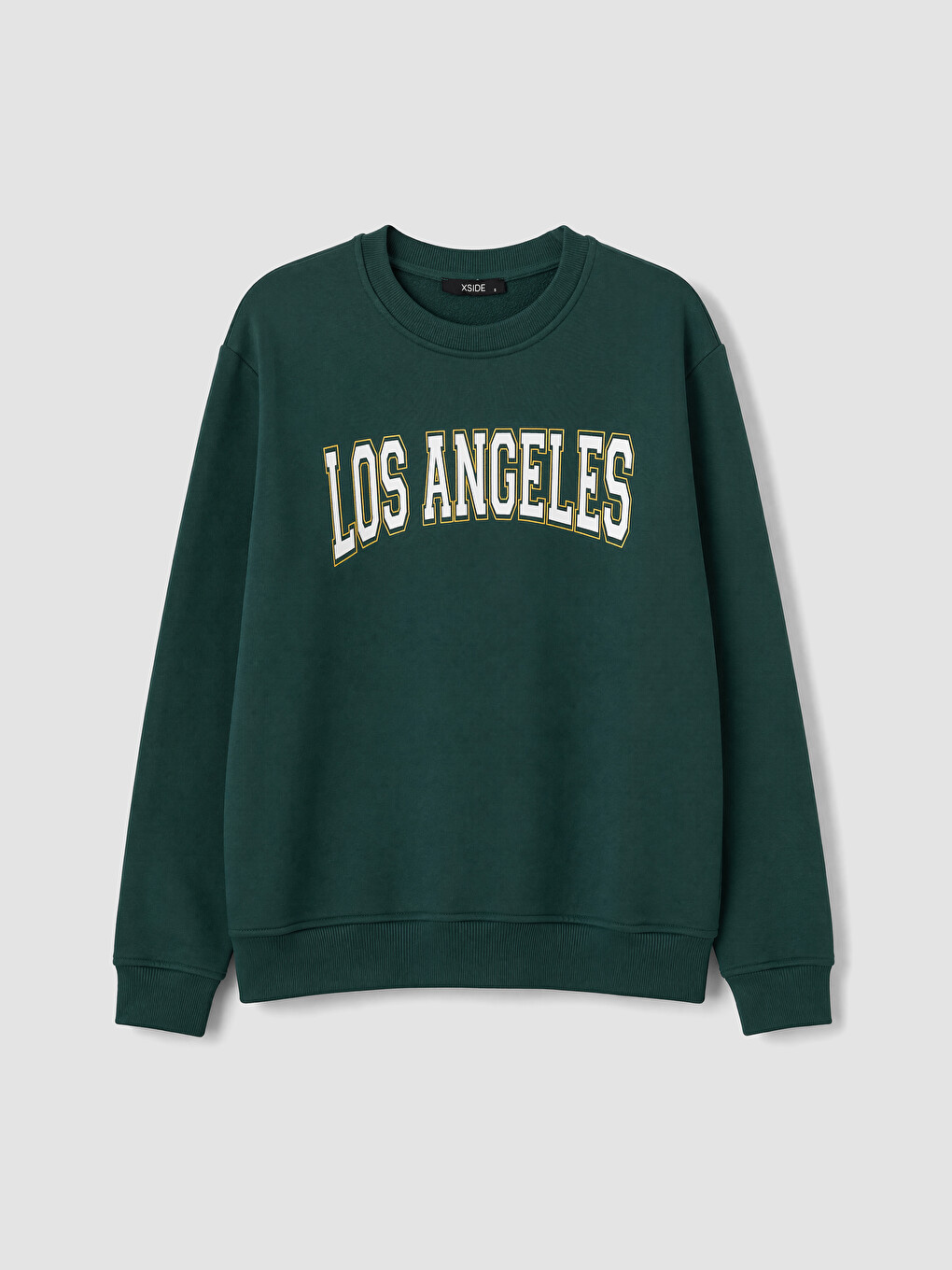Yeşil Los Angeles Baskılı Kadın Sweatshirt