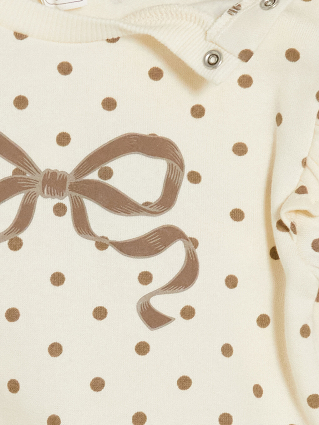 Bow Printed Baby Girls' Set-2