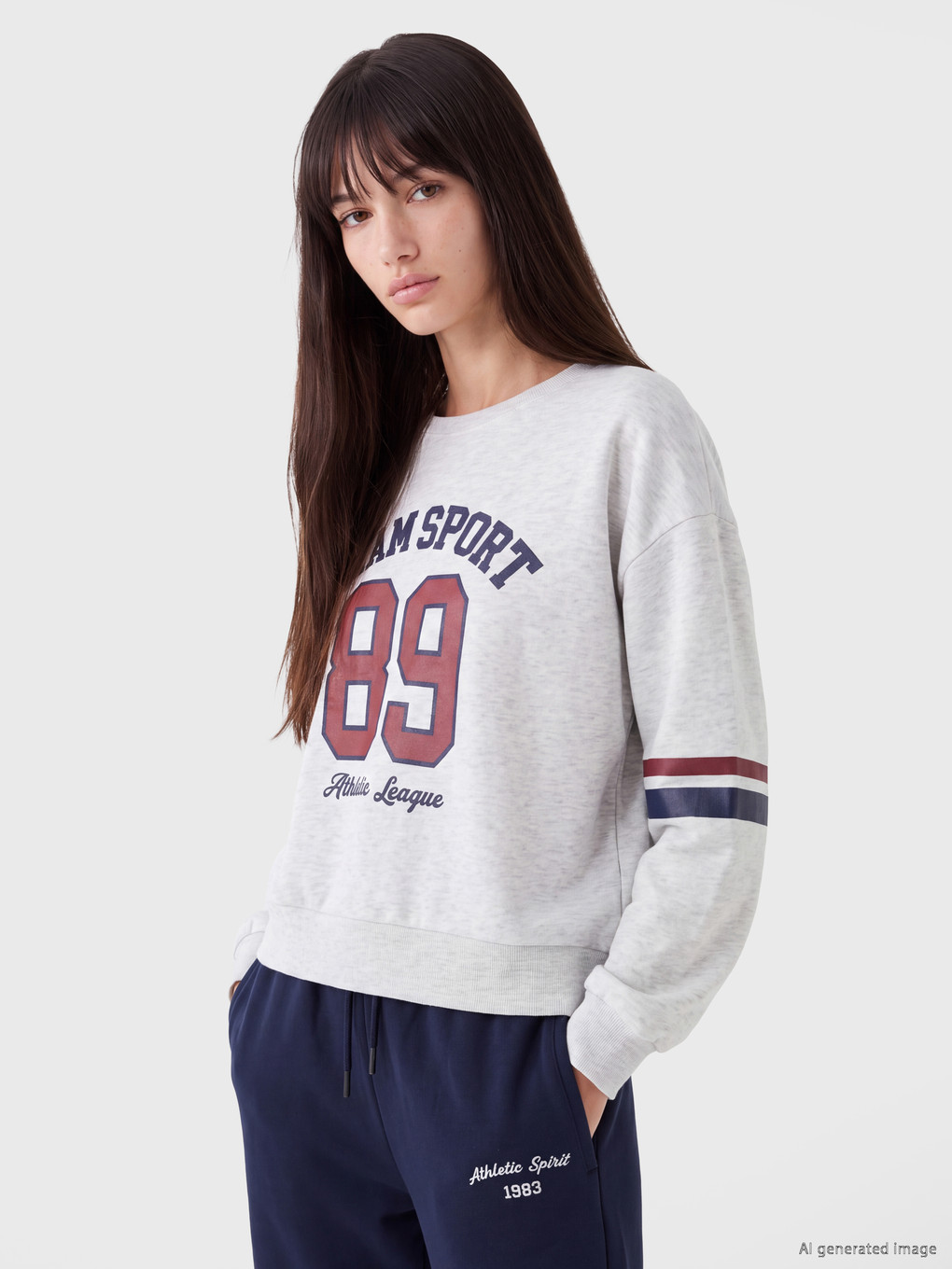 Oversize Women's Thick Sweatshirt