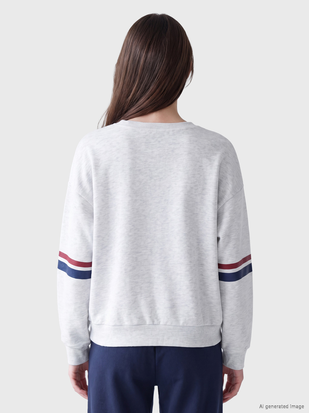 Oversize Women's Thick Sweatshirt-3
