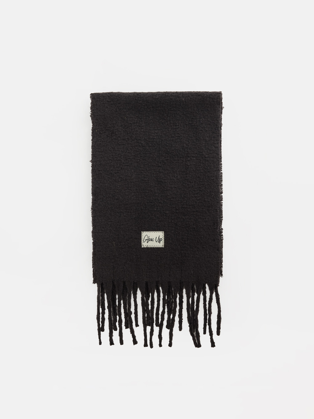 Slogan Embroidered Women's Scarf-1