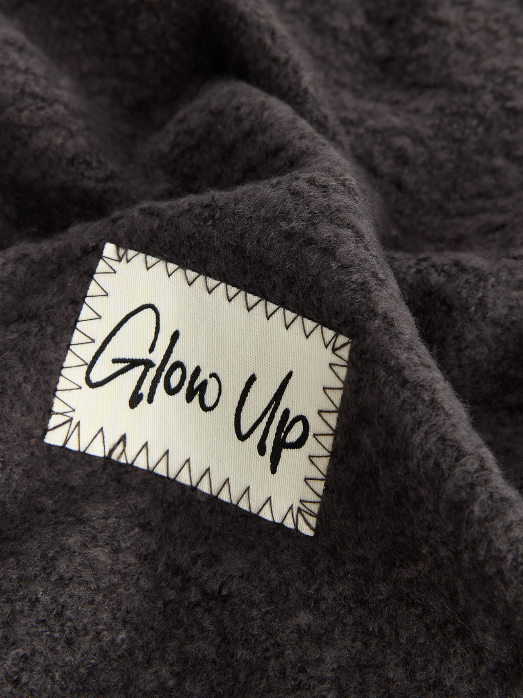 Slogan Embroidered Women's Scarf-2