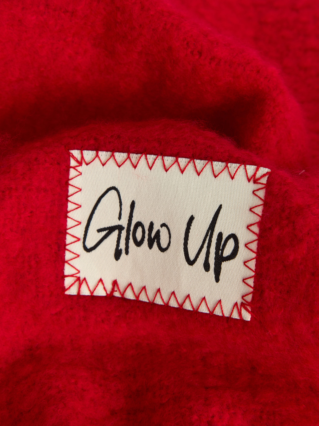 Slogan Embroidered Women's Scarf-2