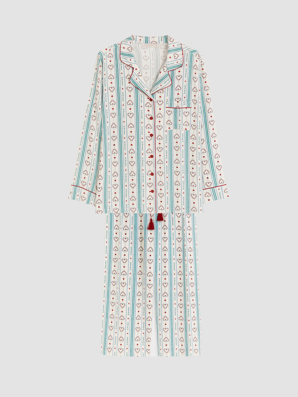 Woman Ecru Pyjama Set-4