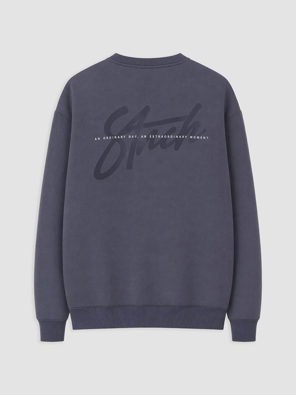 Crew Neck Embroidered Men's Sweatshirt-1