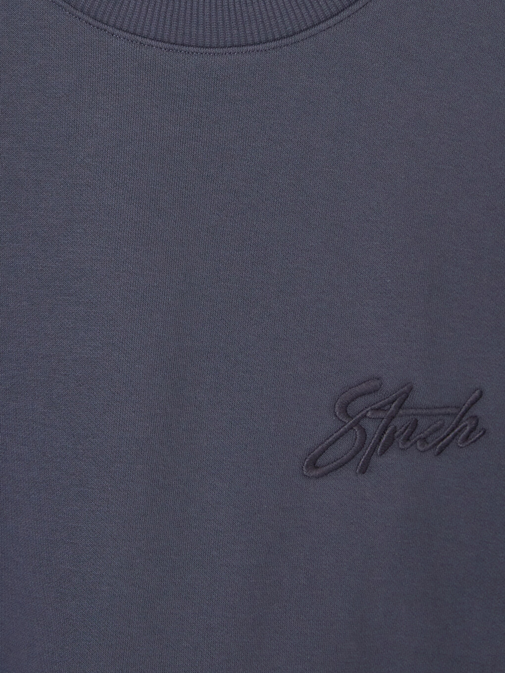 Crew Neck Embroidered Men's Sweatshirt-2
