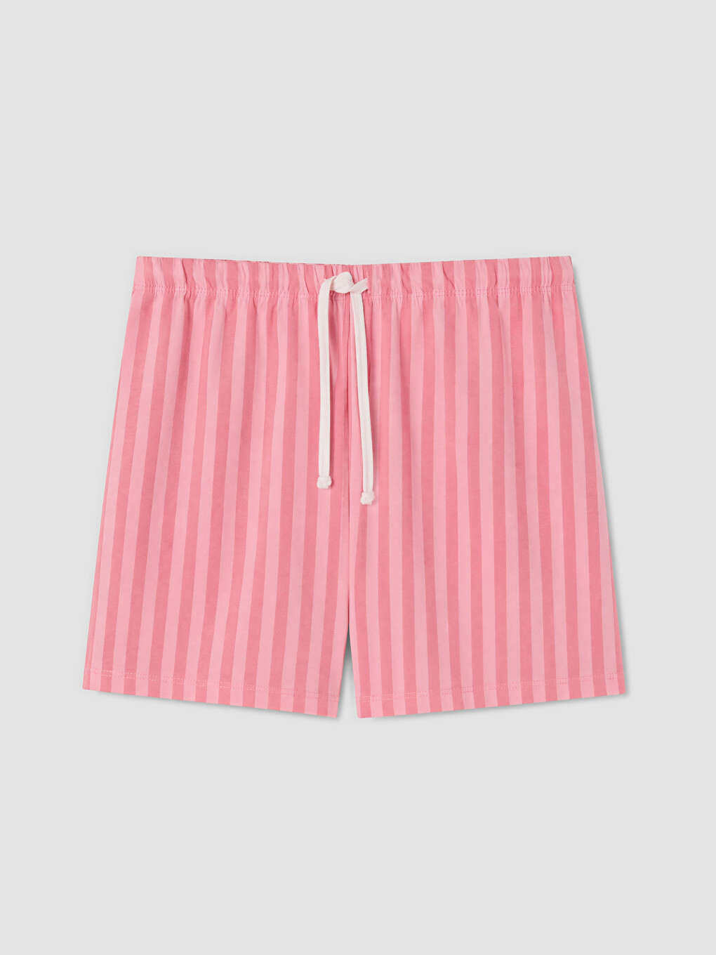 Pembe Çilek Baskılı Kadın Şortlu Pijama Takımı-6