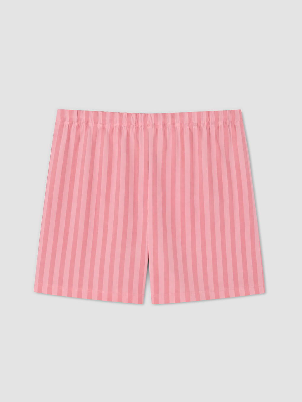 Pembe Çilek Baskılı Kadın Şortlu Pijama Takımı-7