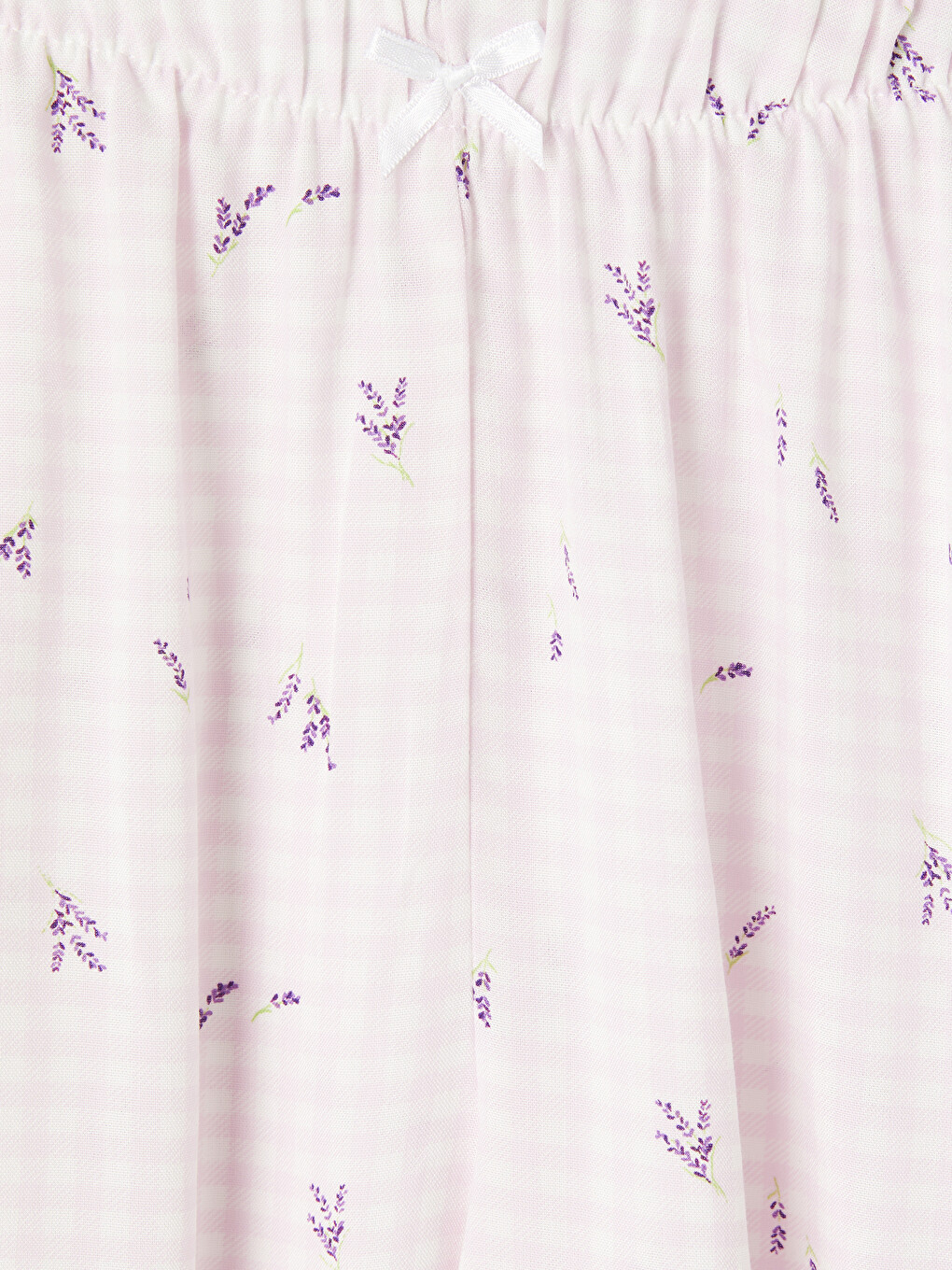 Ruffled Plaid Women's Shorts Pyjamas Set-9