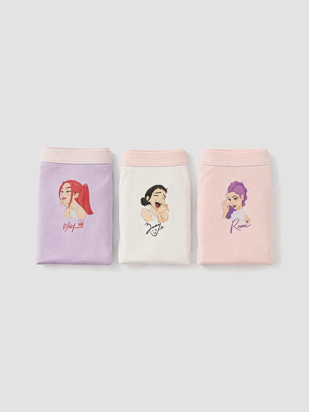 Printed Girls' Knickers 3-pack