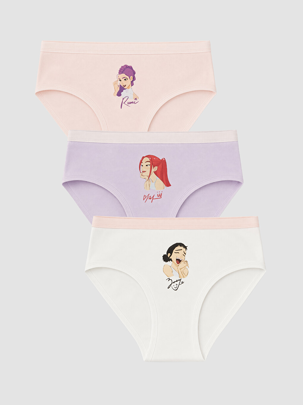 Printed Girls' Knickers 3-pack-5