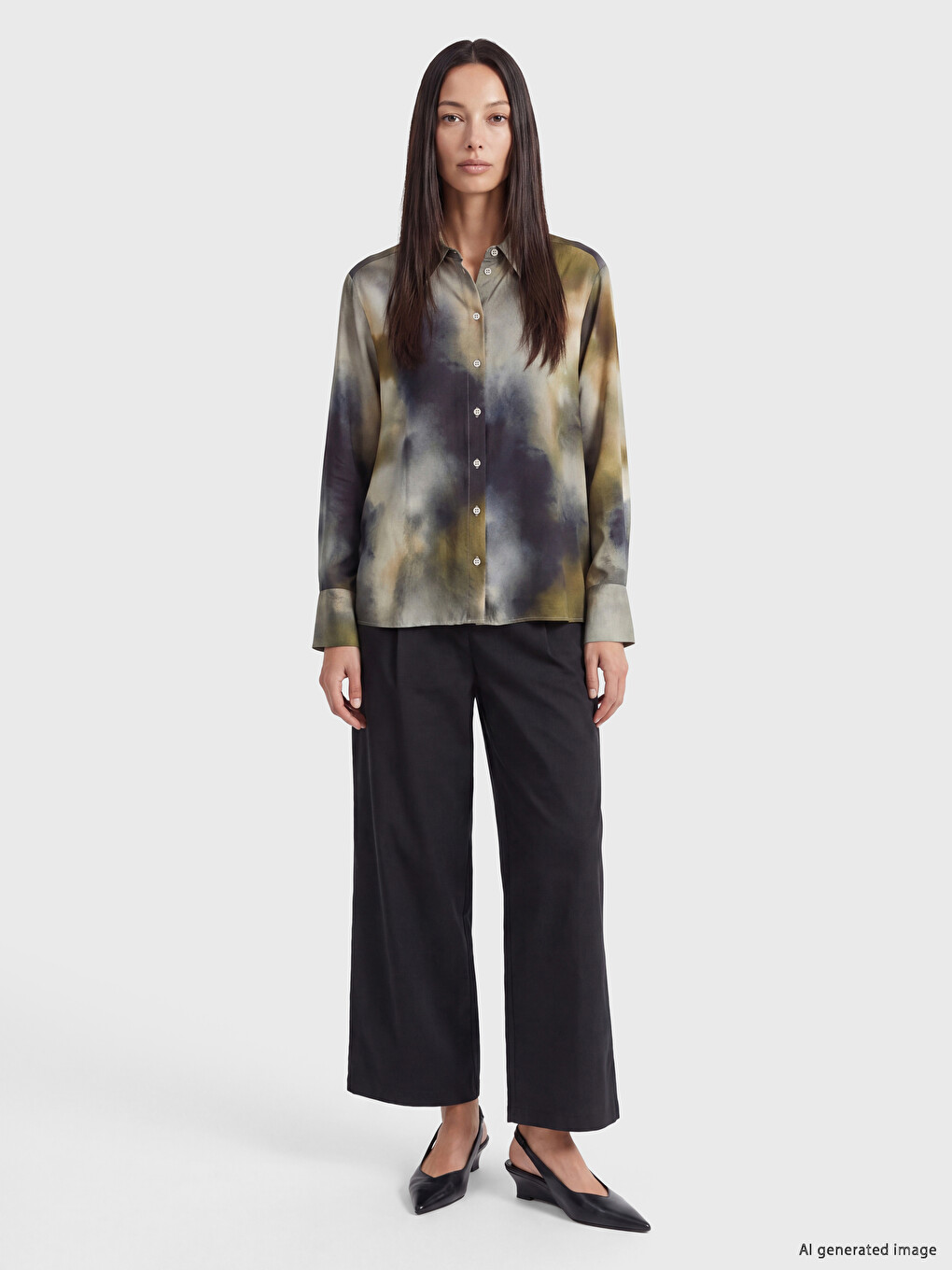 Patterned Women's Shirt-1