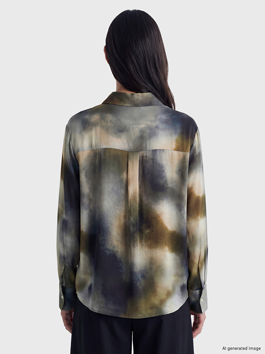 Patterned Women's Shirt-3