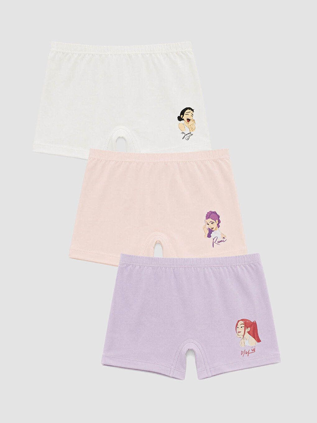 Girls' Printed Boxer 3-pack-5