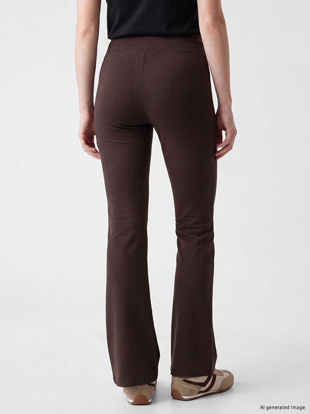 Woman Brown Leggings-3