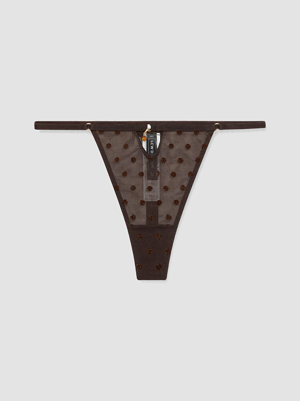Embroidered Fancy Thong Knickers
