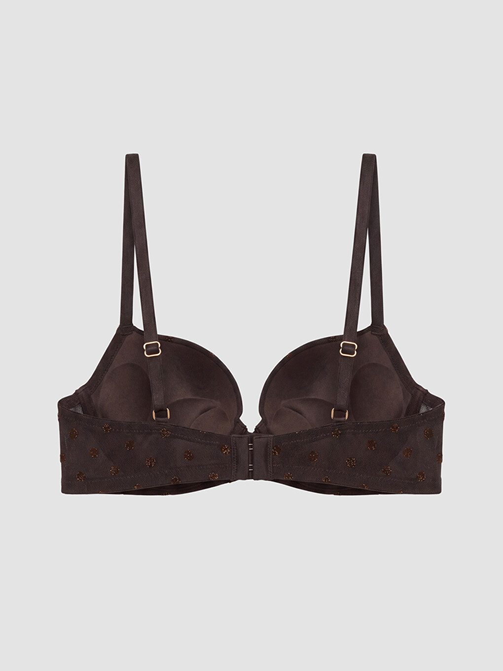 Polka Dot Fancy T-shirt Bra-1