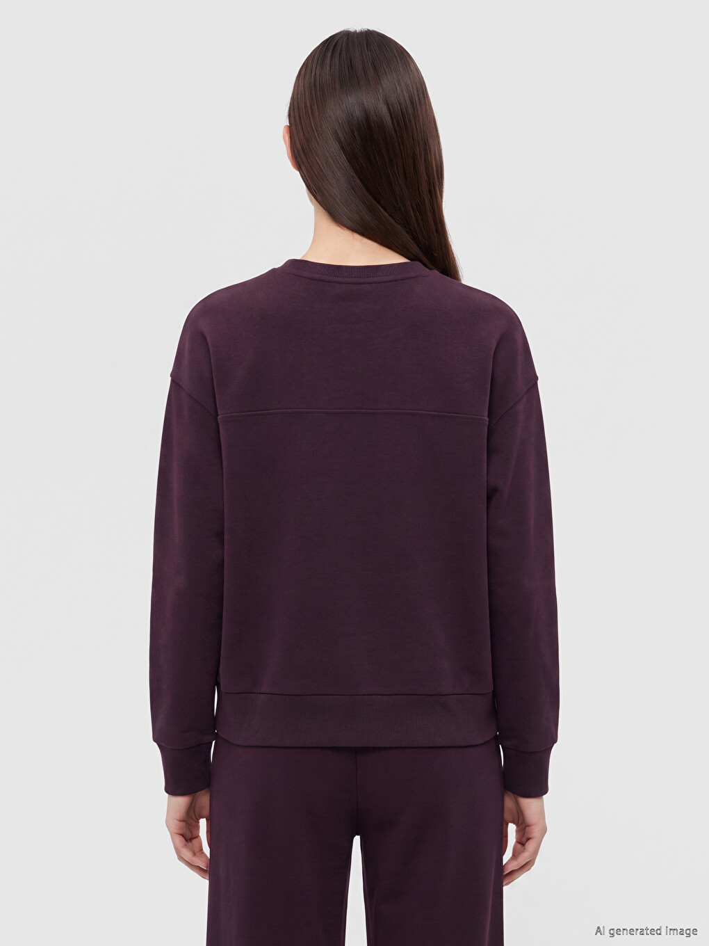 Soft Touch Oversize Women's Sweatshirt-3