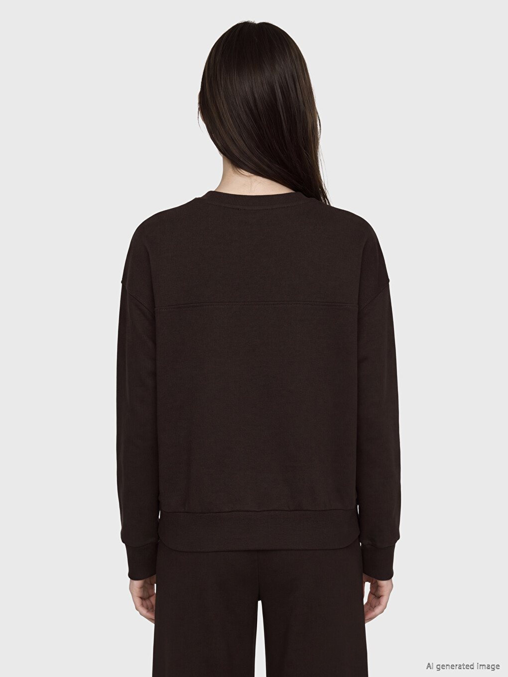 Soft Touch Oversize Women's Sweatshirt-3