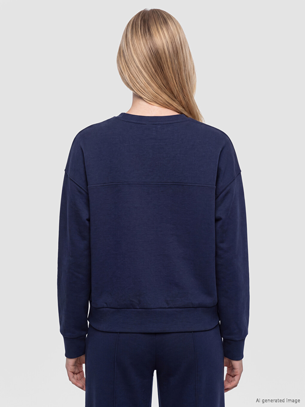 Soft Touch Oversize Women's Sweatshirt-3