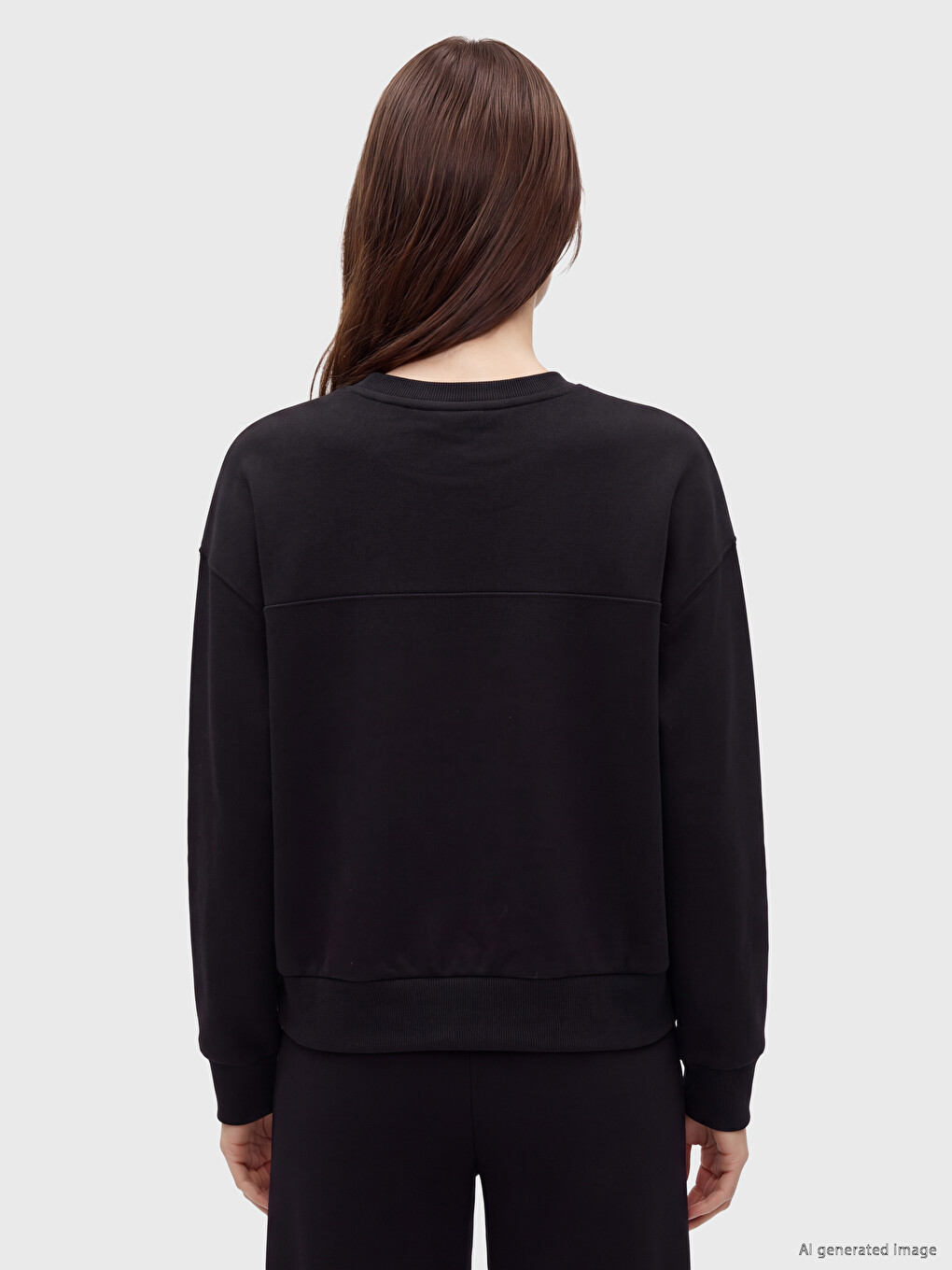 Soft Touch Oversize Women's Sweatshirt-2