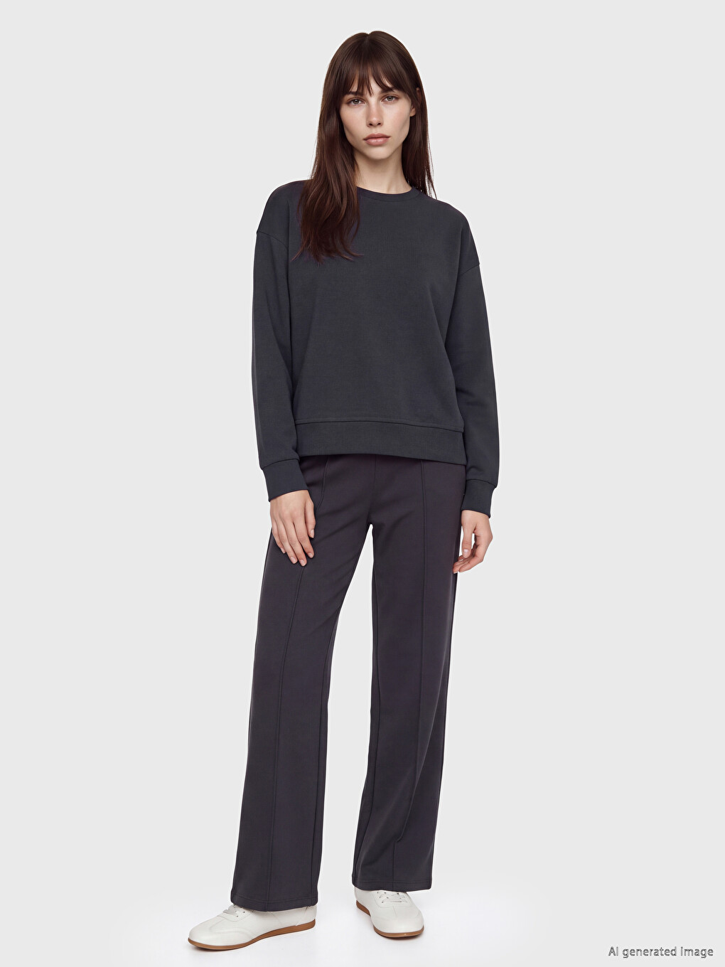 Soft Touch Oversize Women's Sweatshirt-1