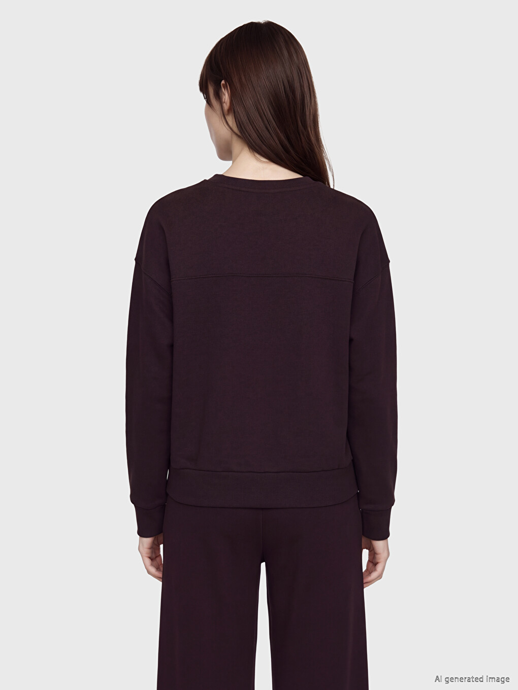 Soft Touch Oversize Women's Sweatshirt-3
