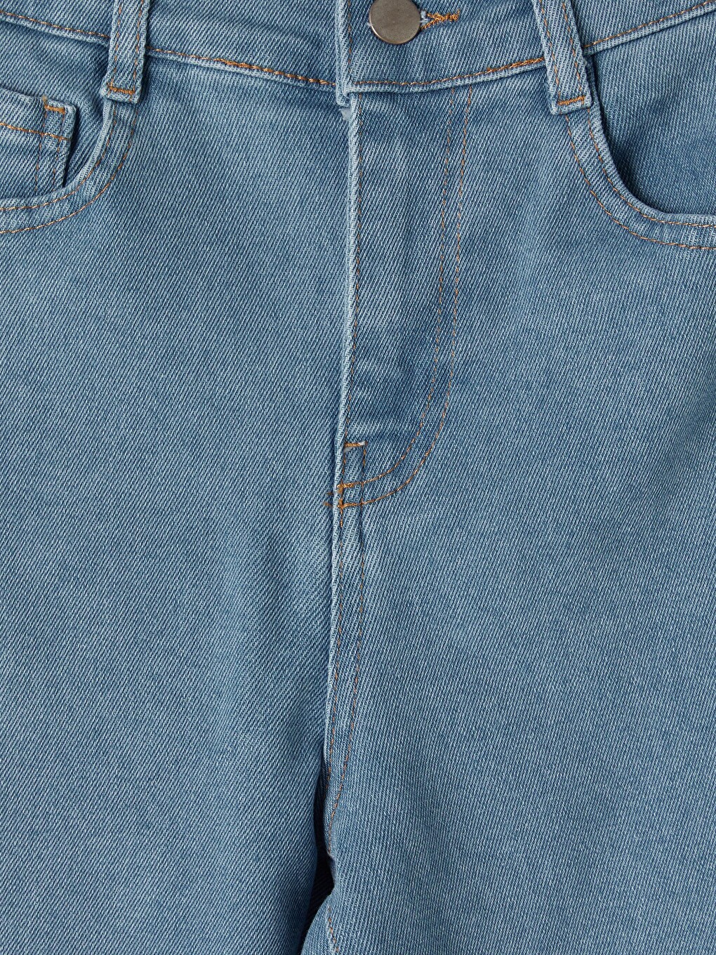 İndigo Yüksek Bel Süper Skinny Fit Kadın Jean Pantolon-1